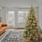 6ft. Pre-Lit Feel-Real® Virginia Pine Artificial Christmas Tree with Berries & Pinecones, Warm White LED Lights